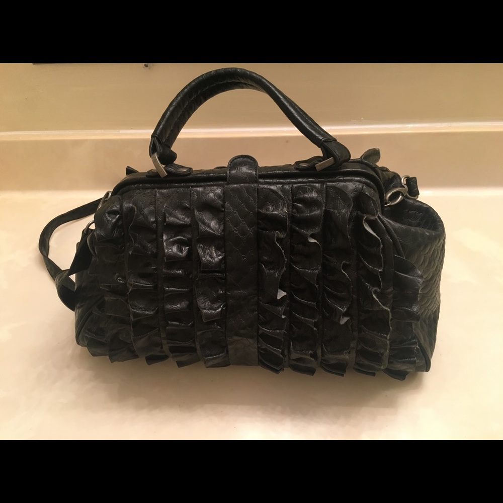 Jessica Simpson large leather satchel bag